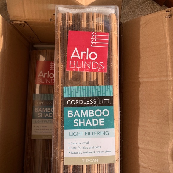 Arlo Blinds Cordless Lift Bamboo Shades - Picture 4 of 7